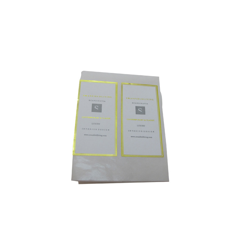 White Recycle Beautiful Logo Printing Customized Own Design Self Adhesive Sticker Wholesale High Quality Stickers