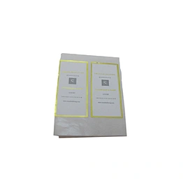 White Recycle Beautiful Logo Printing Customized Own Design Self Adhesive Sticker Wholesale High Quality Stickers