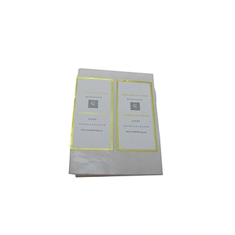 White Recycle Beautiful Logo Printing Customized Own Design Self Adhesive Sticker Wholesale High Quality Stickers